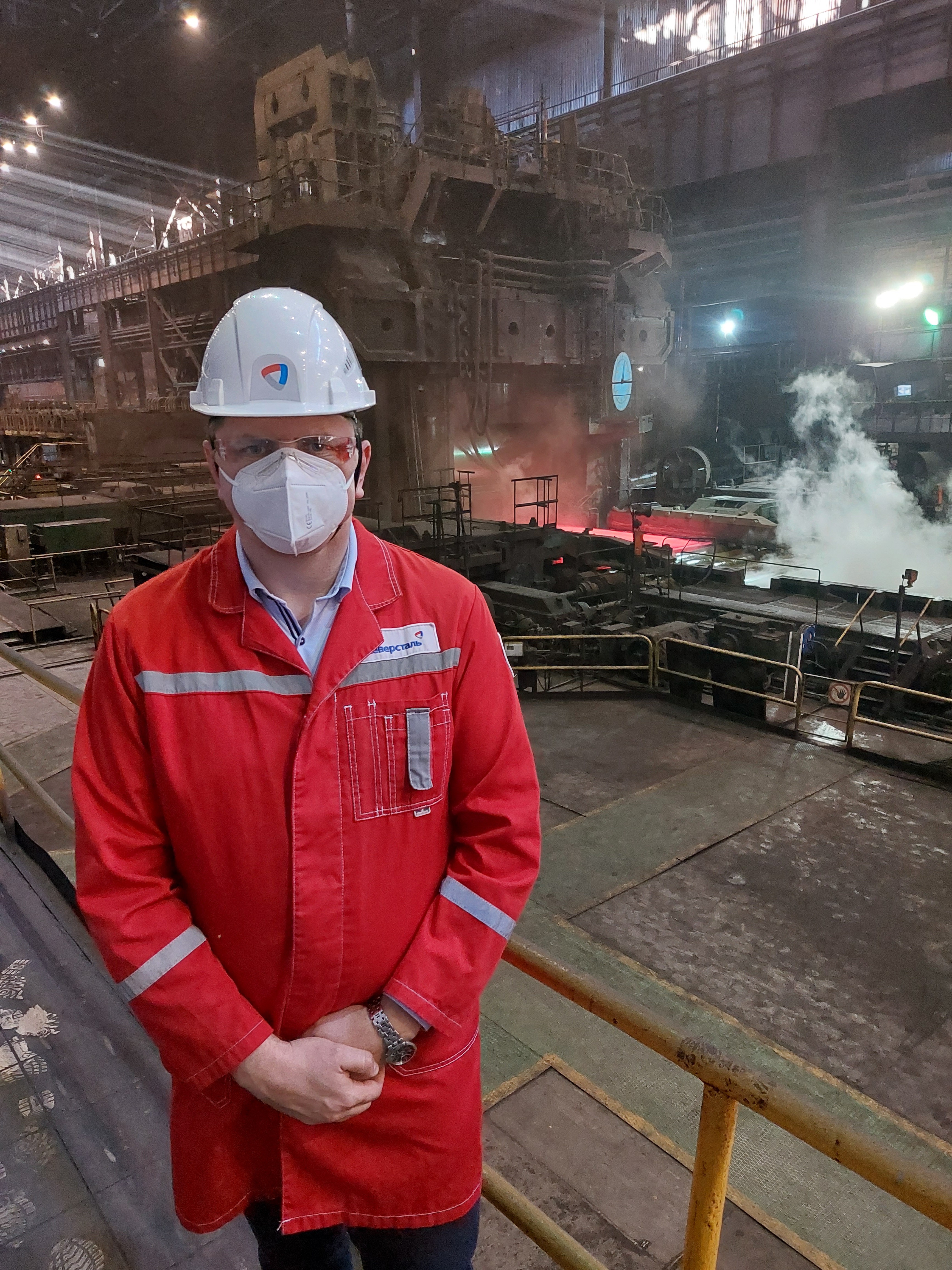 Посещение Ижорского трубного завода